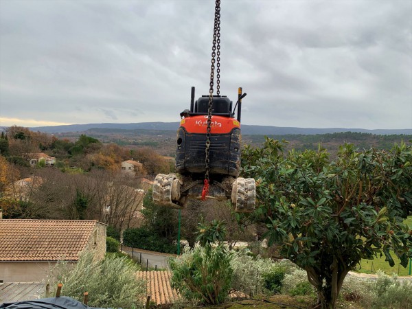 Reconstruction d'un mur de soutènement
