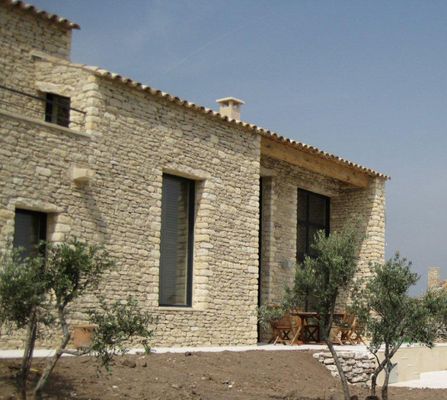 Construction d'une maison à Gordes